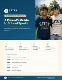 Cover of the guide The Tim Tebow Act: A Florida Parent's Guide to School Sports