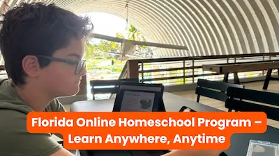 Florida online homeschool curriculum students on tablets